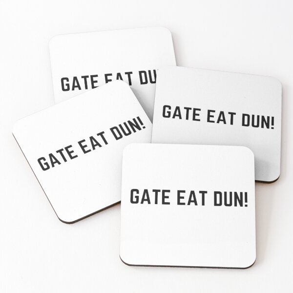 Item preview,  Get your act together "GATE EAT DUN (GET IT DONE)" sarcastic quote STICKER [P-Q 65][649] designed and sold by HIPNOTIZAR  CRAFTS.