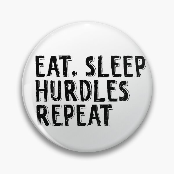 Item preview, Eat, sleep, hurdles, repeat. designed and sold by Mandala & More.