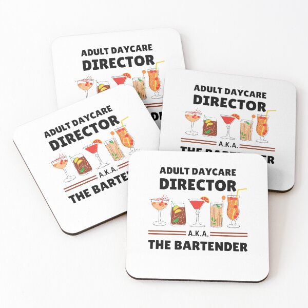 Artikelvorschau, Aka The Bartender, Direktor der Kindertagesstätte für Erwachsene entworfen und verkauft von momsnpops.