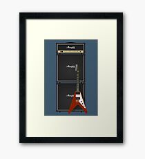 Mamplifier Full-Stack and Flying V Framed Print