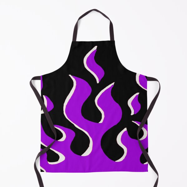Item preview, purple fire flames  designed and sold by stickersbyro ☆.