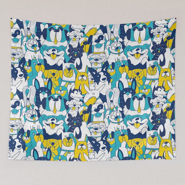 Item preview, dogs breeds pattern designed and sold by GameNarongdech.