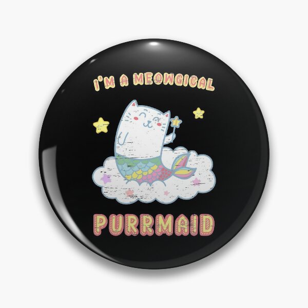 Item preview, I'm A Meowgical Purrmaid Mermaid Ocean Sea Deepsea Fairytale Feline Meow Cat Claw Magical Myth Creature Fantasy Fish designed and sold by shirti.