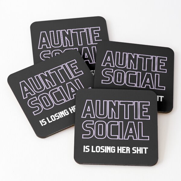 Item preview, Auntie Social Is Losing Her Sh!t designed and sold by Nathalie Aynié.