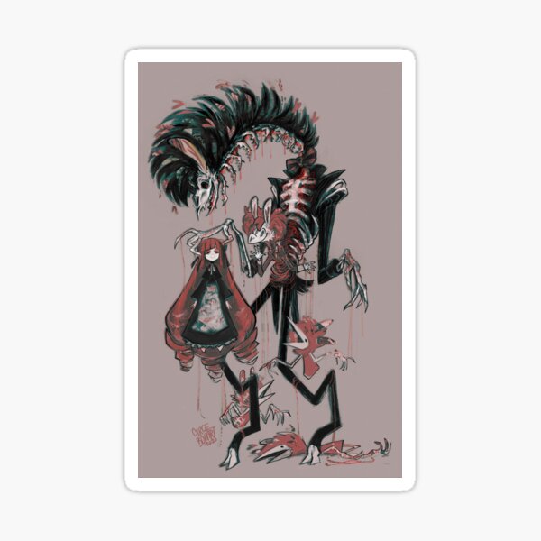 Creepy Puppet Stickers Redbubble - roblox puppeteer strings
