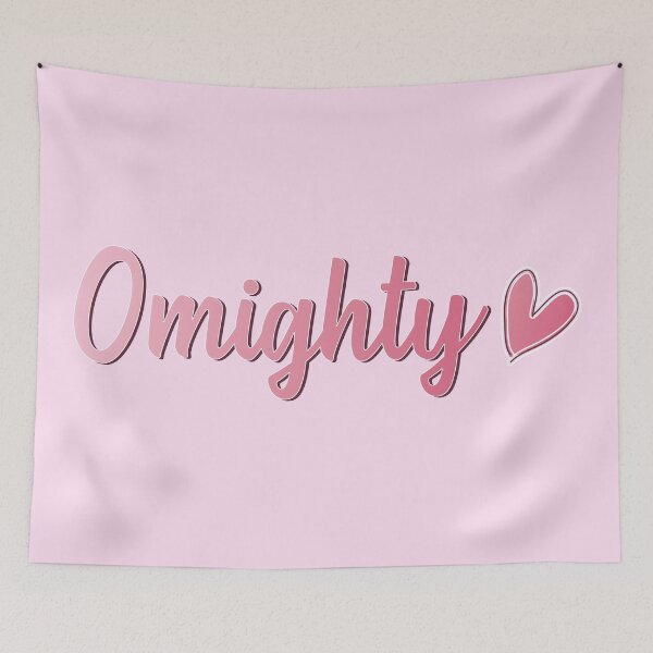 Item preview, Omighty <3 - Colorful Pink Text designed and sold by TheMajesticGoat.