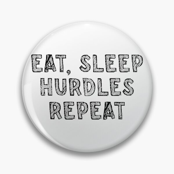 Item preview, Eat, sleep, hurdles, repeat designed and sold by Mandala & More.