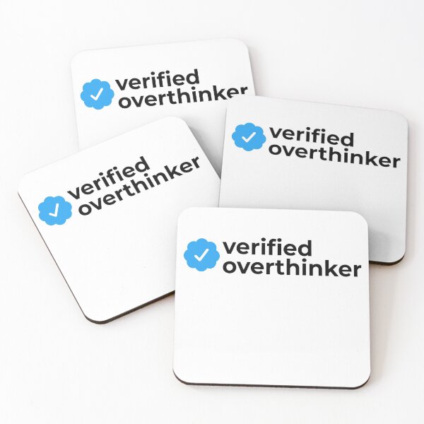 Item preview, Verified overthinker designed and sold by EnjoyMyTees.