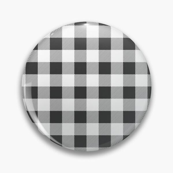 Item preview, White & dark steel gray buffalo plaid designed and sold by fowons.