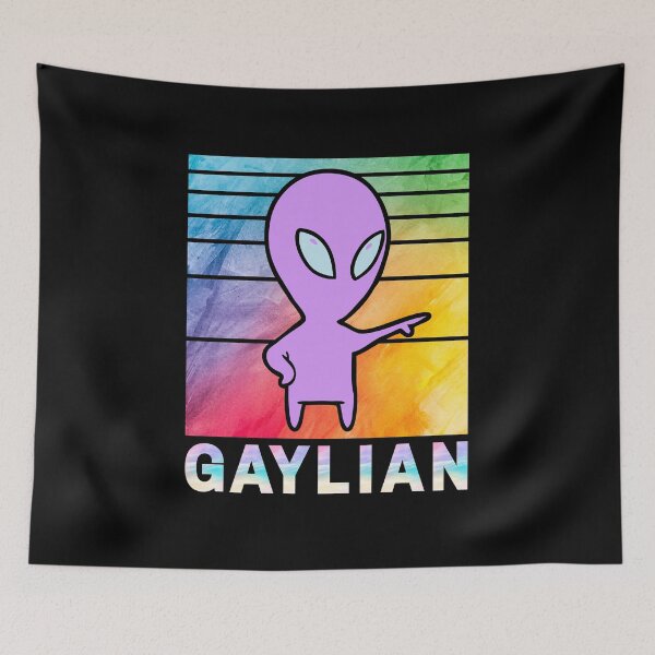 Item preview, Gaylien Funny Gay Pride designed and sold by ReichBourne.