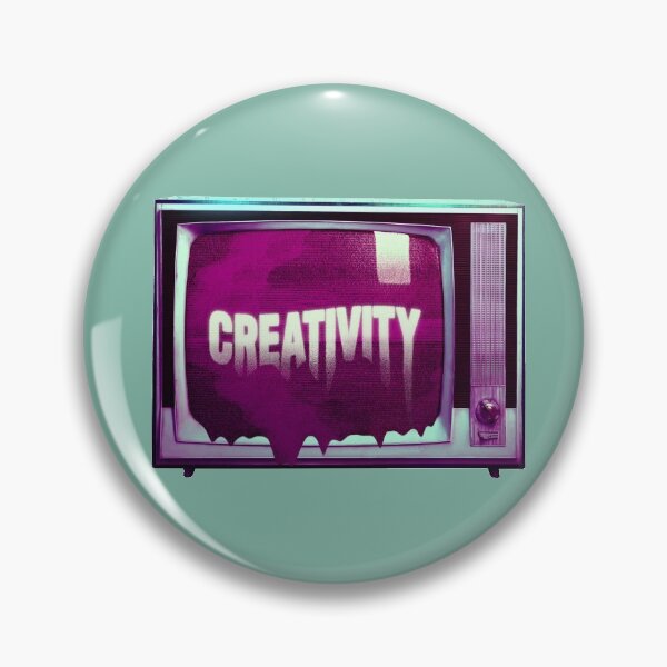 Item preview, Creativity TV Retro Vintage Psychedelic Inspiration Design designed and sold by Y. HJ2.