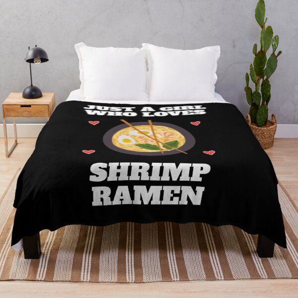 Item preview, Just A Girl Who Loves Ramen Noodles Shrimp designed and sold by Salvadax.