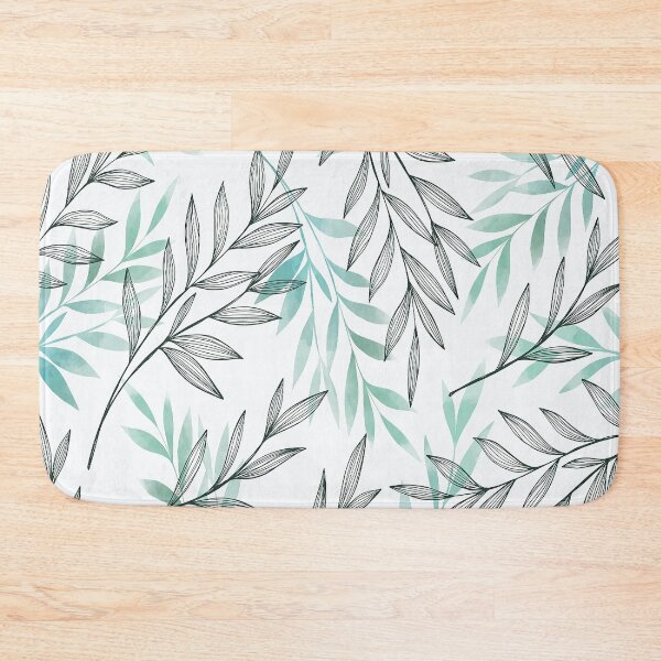 Item preview, natural grey blue leaves designed and sold by GameNarongdech.