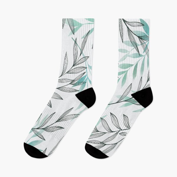 Item preview, natural grey blue leaves designed and sold by GameNarongdech.