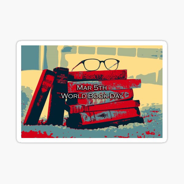 Item preview, I LOVE WORLD BOOK DAY designed and sold by REALDesign-Shop.