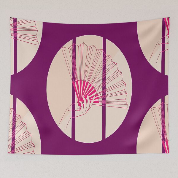 Item preview, Art Deco Retrostyle Art Nouveau, Design with Fan, Arte Abstracto designed and sold by Adri Barnard.