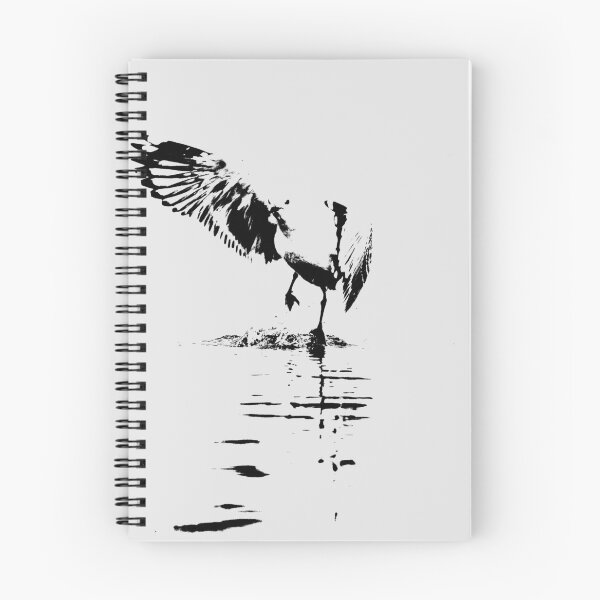 Item preview, Seagull skipping across water in monochrome black and white  designed and sold by Brian Scantlebury.