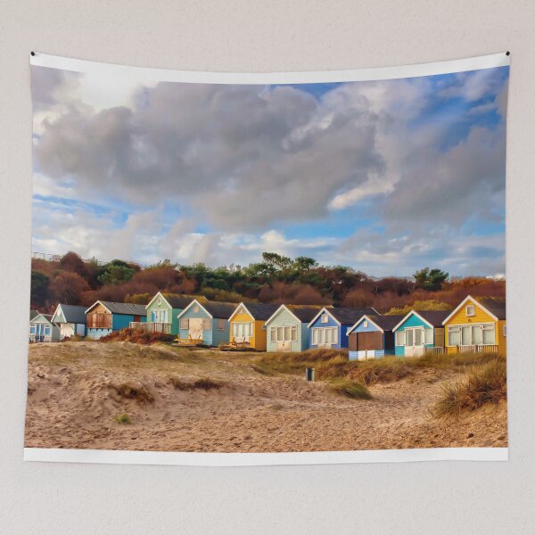 Item preview, Beach Huts Hengistbury Head Dorset England UK designed and sold by AndyEvansPhotos.