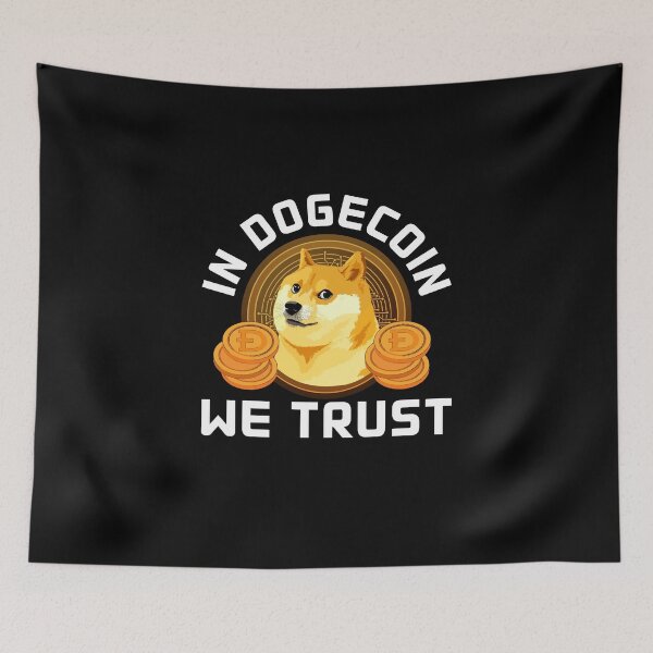 Item preview, In Dogecoin We Trust designed and sold by ReichBourne.