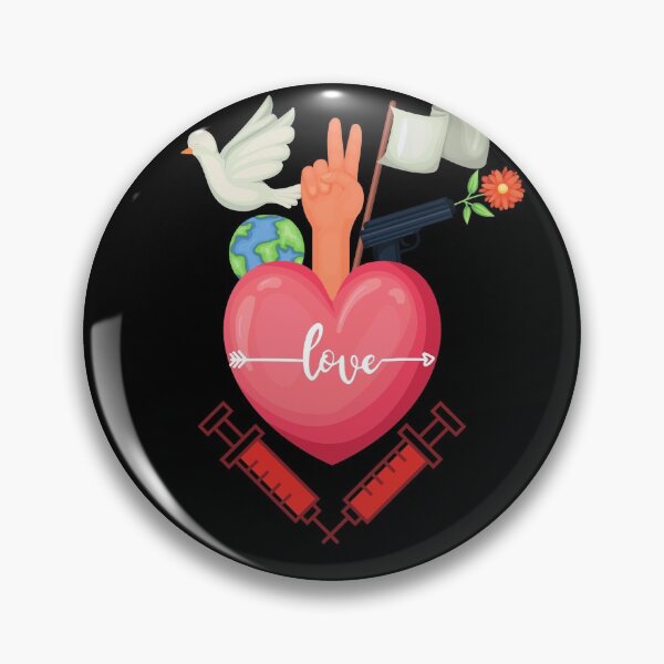 Item preview, Funny Peace Love And Vaccine,Pro-Vaccine,2021 vaccine  designed and sold by Sujitra  Romyen.