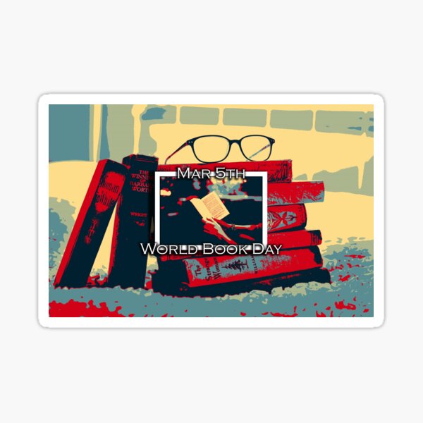 Item preview, I LOVE WORLD BOOK DAY designed and sold by REALDesign-Shop.