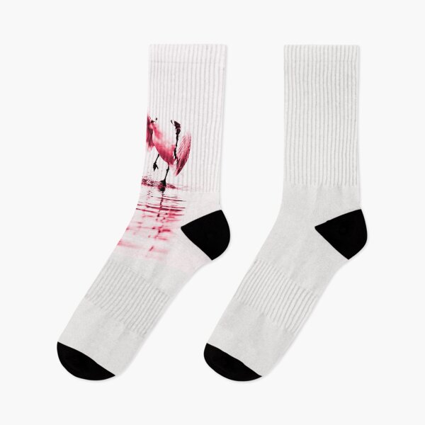 Item preview, Seagull skipping across water in monochrome red on white in illustrative style designed and sold by Brian Scantlebury.