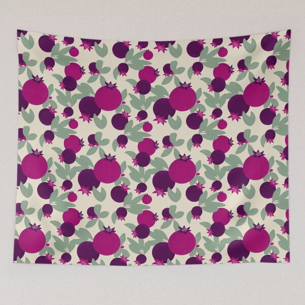 Item preview, Pomegranate pattern designed and sold by RosanneCreates.