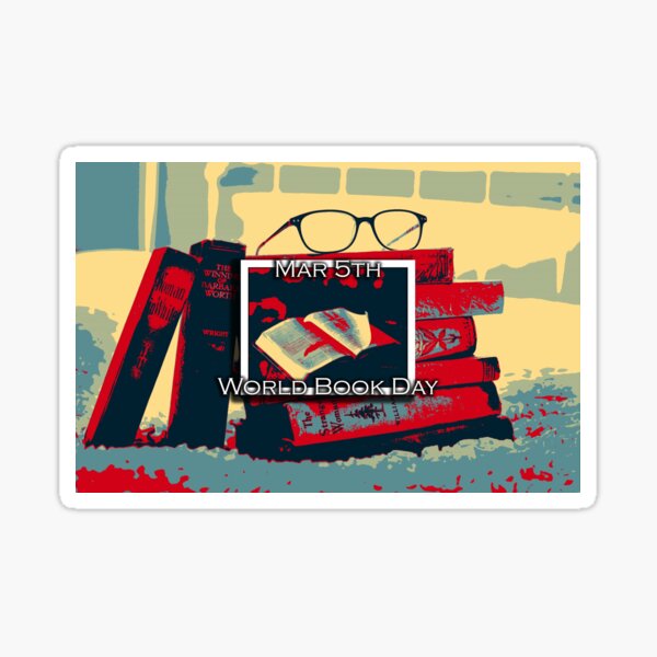 Item preview, I LOVE WORLD BOOK DAY designed and sold by REALDesign-Shop.