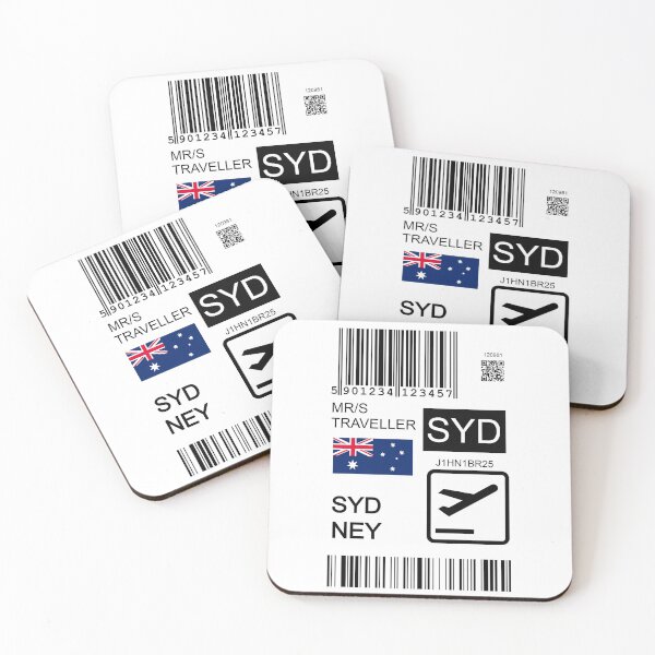 Item preview, Sydney Kingsford Smith Airport designed and sold by Travellerz.
