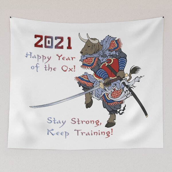 Item preview, 2021 Year of the Ox - Martial Arts Design designed and sold by Zanshin-Art.