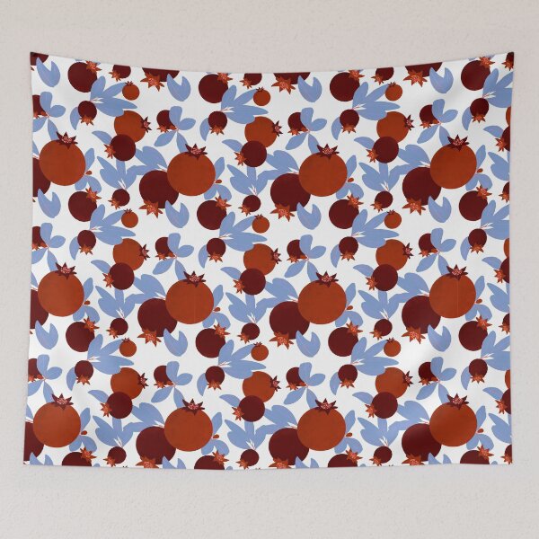 Item preview, Pomegranate pattern designed and sold by RosanneCreates.