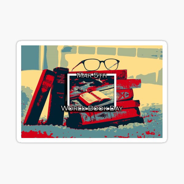 Item preview, I LOVE WORLD BOOK DAY designed and sold by REALDesign-Shop.
