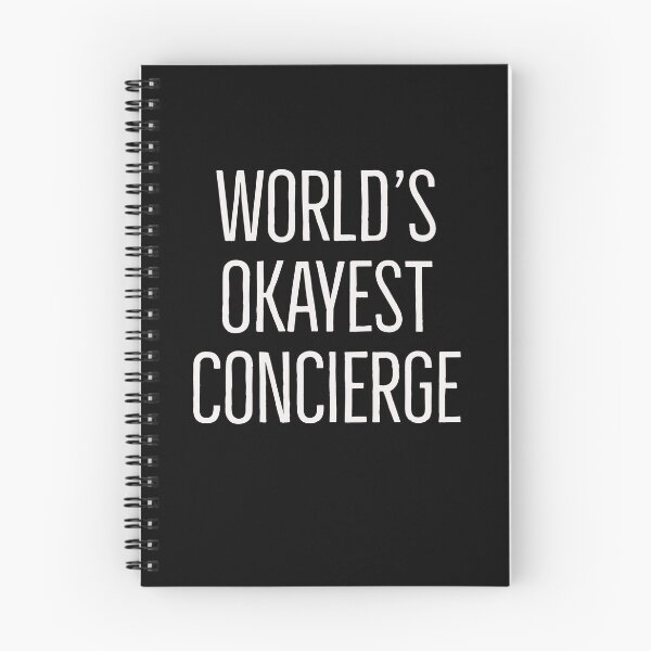 Item preview, World’s Okayest Concierge  designed and sold by AwesomeWorld1.