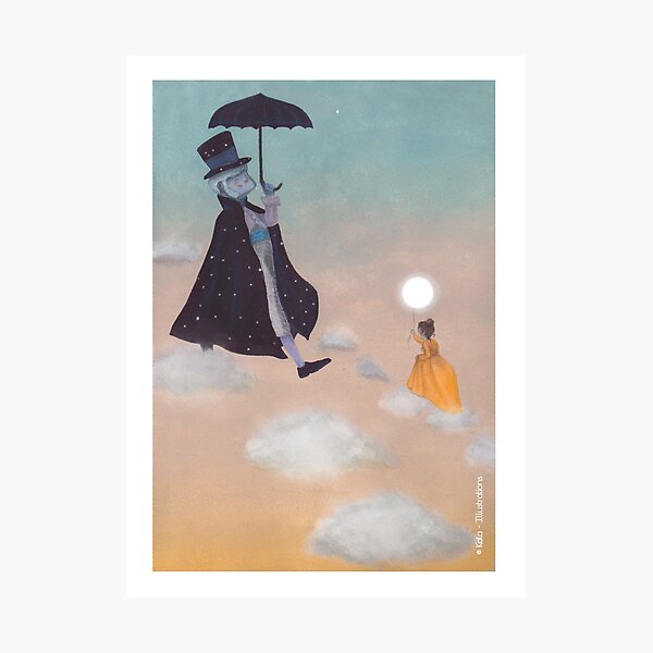 Monsieur La Nuit et Madame De Jour Photographic Print