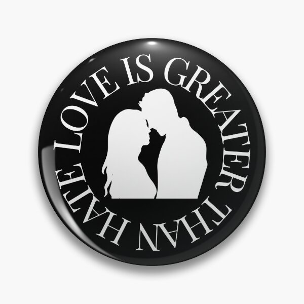 Item preview, LOVE IS GREATER THAN HATE Design designed and sold by LevelUpMerch.
