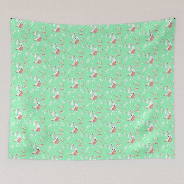 Item preview, Easter Bunny And Easter Egg Pattern designed and sold by Ransyn Art.