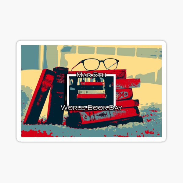 Item preview, I LOVE WORLD BOOK DAY designed and sold by REALDesign-Shop.