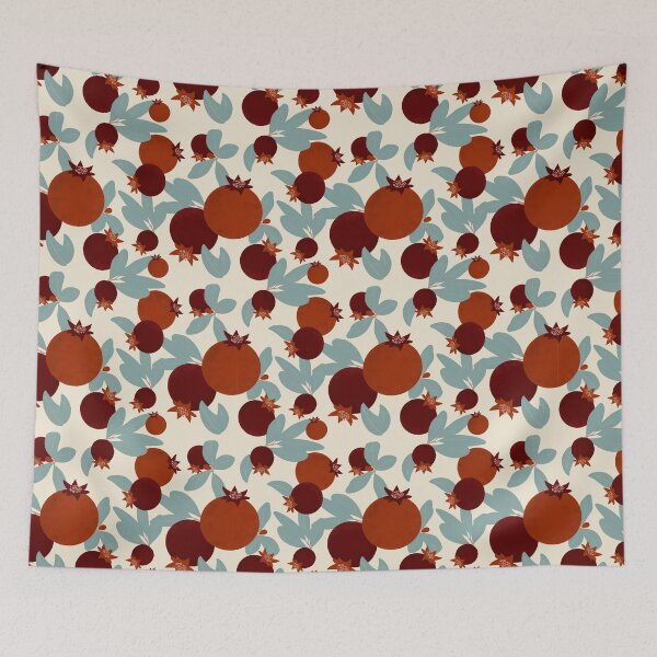 Item preview, Pomegranate pattern designed and sold by RosanneCreates.