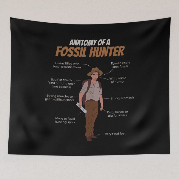 Item preview, Anatomy Of A Fossil Hunter Gift For Fossil Hunters And Paleontologists designed and sold by JokeGysen.