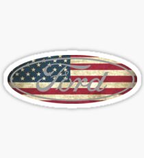 Ford amerikanische Flagge Sticker