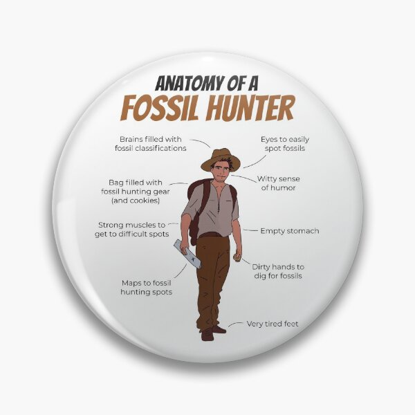 Item preview, Anatomy Of A Fossil Hunter Gift For Fossil Hunters And Paleontologists designed and sold by JokeGysen.