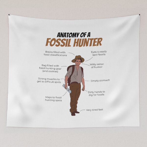 Item preview, Anatomy Of A Fossil Hunter Gift For Fossil Hunters And Paleontologists designed and sold by JokeGysen.