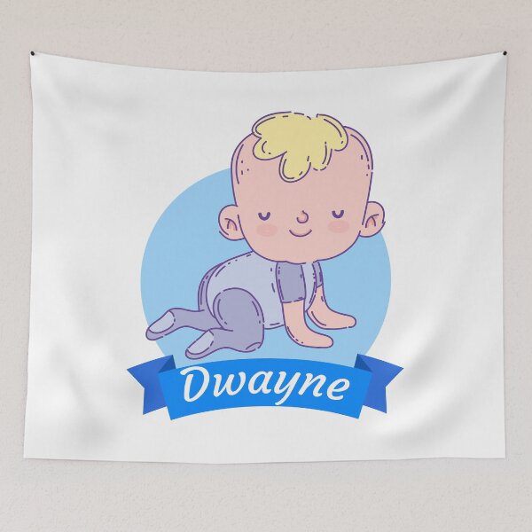Item preview, Dwayne Boy names for babies designed and sold by Piztees.