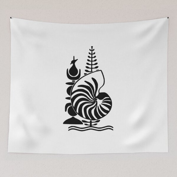 Item preview, New Caledonia coat of arms flag  designed and sold by mikoala50.