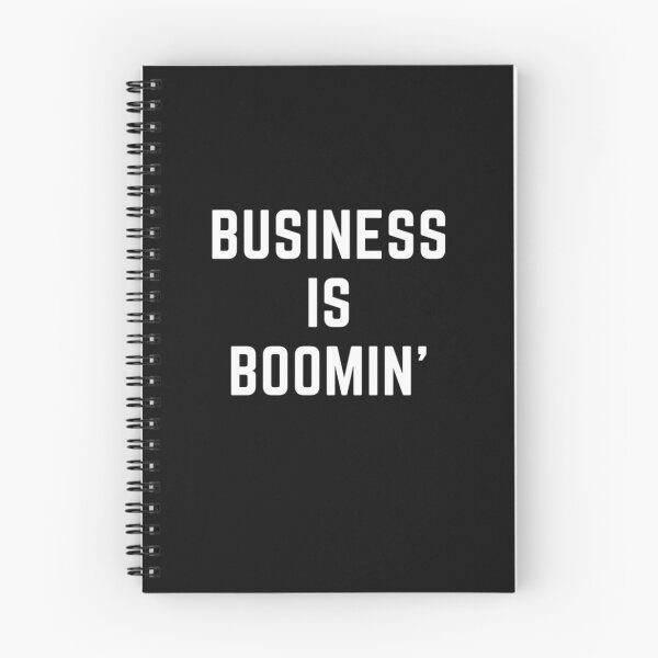 Item preview, Get your act together " BUSINESS IS BOOMING " sarcastic quote STICKER [P-Q 71B][662] designed and sold by HIPNOTIZAR  CRAFTS.