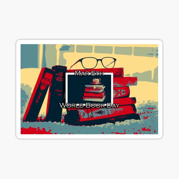 Item preview, I LOVE WORLD BOOK DAY designed and sold by REALDesign-Shop.