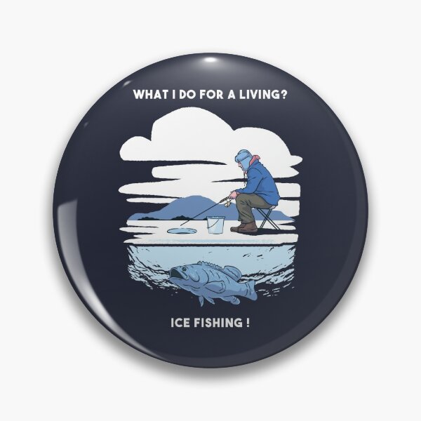 Artikelvorschau, Eisfischen Eisfischer Fischer entworfen und verkauft von DerSenat.