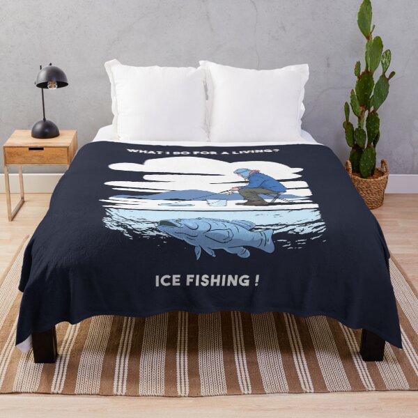 Item preview, Ice fishing ice fishermen fishermen designed and sold by DerSenat.