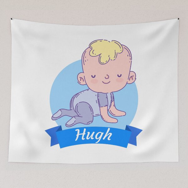 Item preview, Hugh Boy names for babies designed and sold by Piztees.