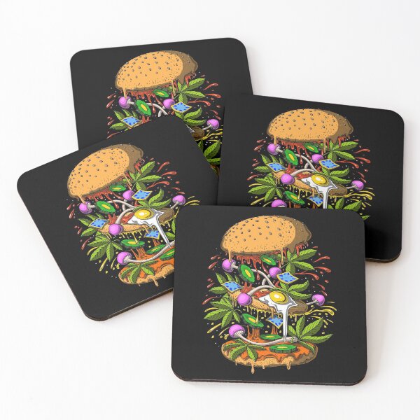 Item preview, Psychedelic Burger designed and sold by underheaven.